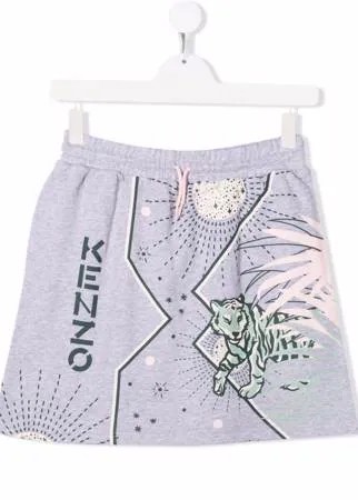 Kenzo Kids юбка с логотипом