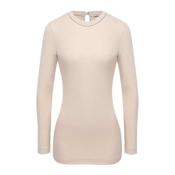 Хлопковый лонгслив Brunello Cucinelli