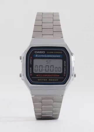 Электронные часы-браслет Casio A168WA-1YES-Серебряный