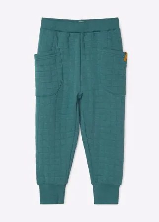 Бирюзовые стёганые спортивные брюки Jogger для мальчика Gloria Jeans