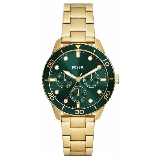 Наручные часы FOSSIL BQ2754, золотой, зеленый