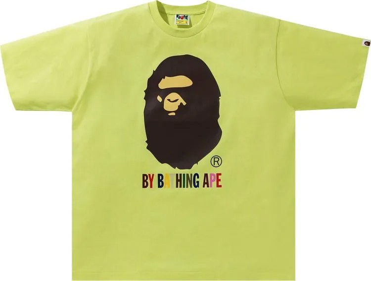 Футболка BAPE Colors By Bathing Ape Relaxed Fit Tee 'Green', зеленый