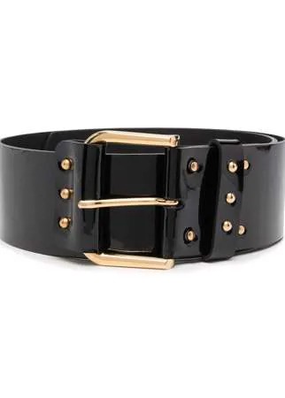 Saint Laurent лакированный ремень