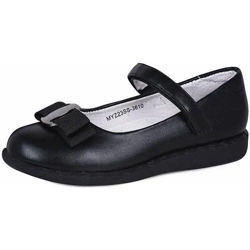 Туфли Honey Girl детские для девочек MYZ23SS-3610 размер 23 цвет черный