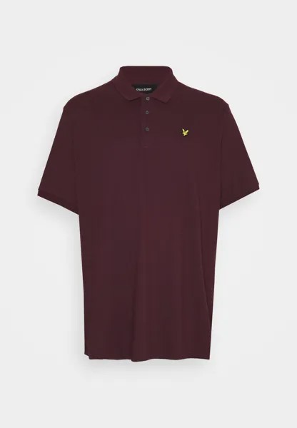 Рубашка-поло PLAIN Lyle & Scott, бордовый