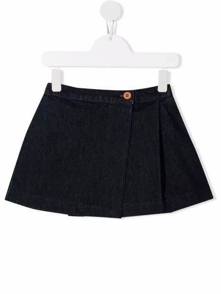Philosophy Di Lorenzo Serafini Kids плиссированная джинсовая юбка