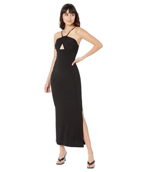 Платье Bebe, Cutout Dress with Halter Neck