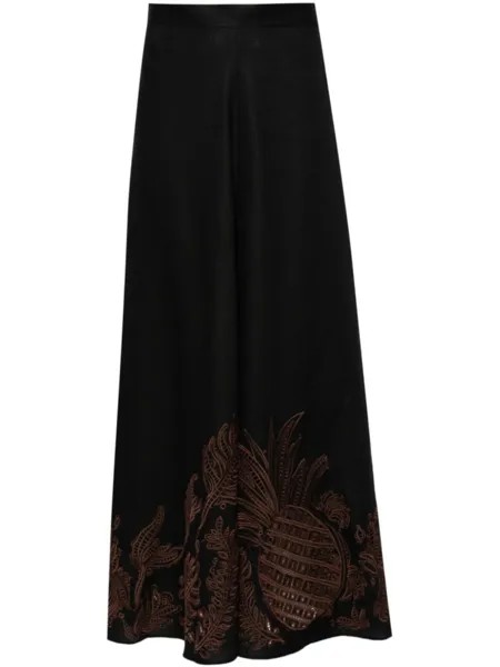 Dorothee Schumacher льняная юбка Exquisite Luxury, черный