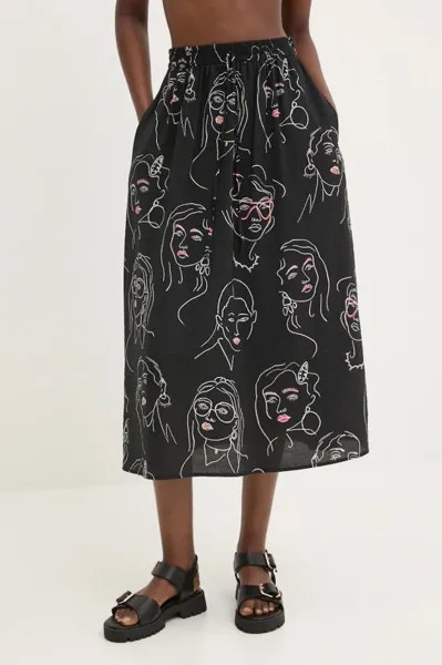 НАННИН юбка Desigual, черный