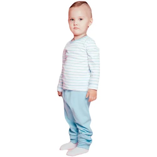 Комплект  DaEl kids, размер 116, белый, голубой