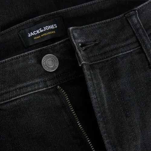 Джинсы скинни Jack & Jones, размер 32/32, blackdenim