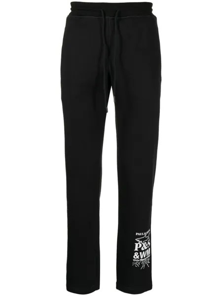White Mountaineering спортивные брюки с логотипом, черный