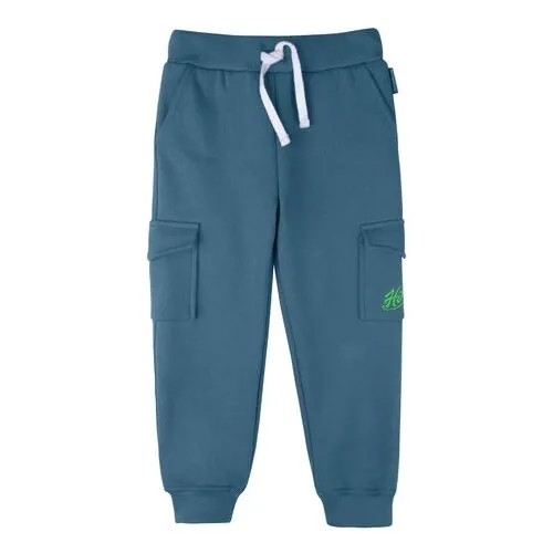Спортивные брюки BOSSA NOVA 493З20-462 для мальчика, цвет морская волна, размер 110