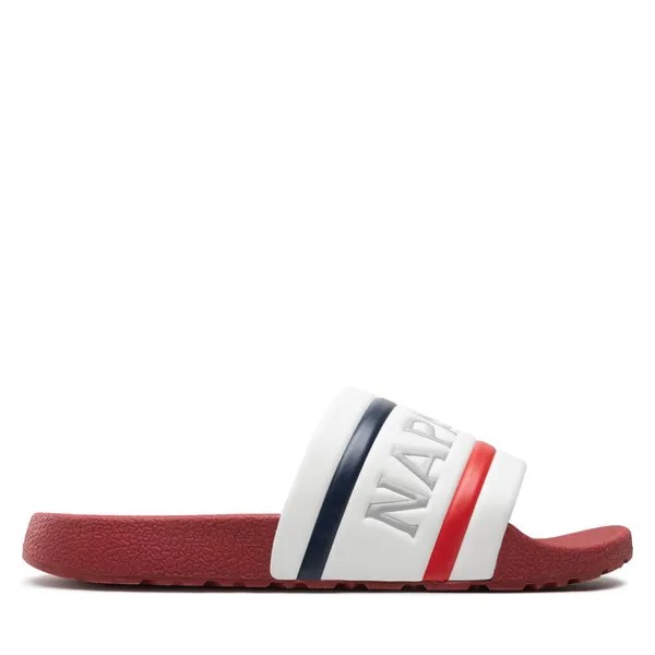 Шлепанцы Napapijri Stream NP0A4GTV Red/White/Navy 02Y, белый