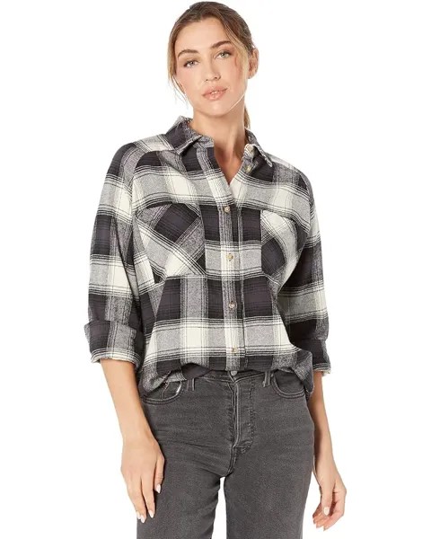 Рубашка Rip Curl Count Flannel, цвет Washed Black