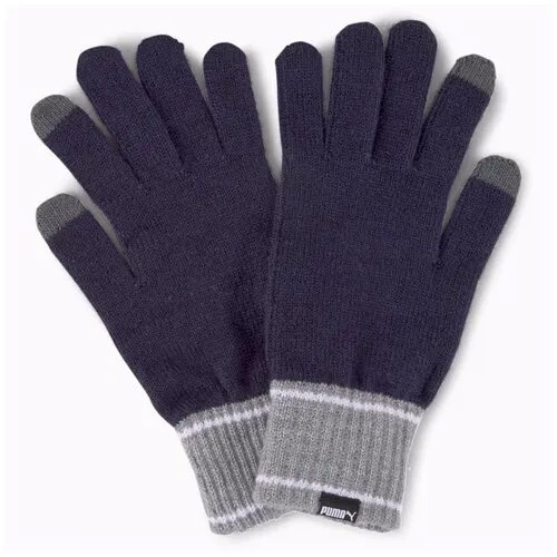 Перчатки PUMA Knit Gloves 4177202 мужские, цвет синий, размер M/L