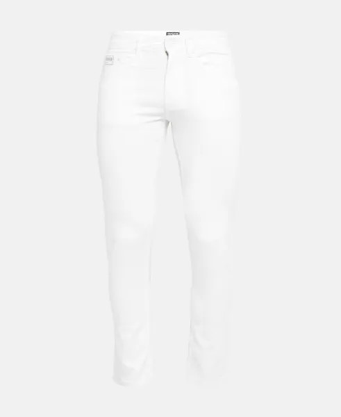 Джинсы узкого кроя Versace Jeans Couture, белый