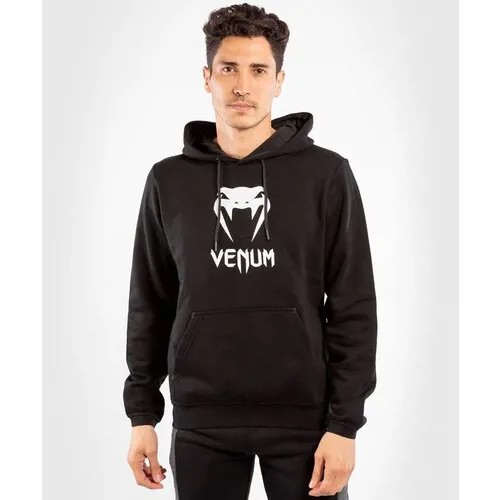 Толстовка Venum, силуэт свободный, размер M, черный, белый