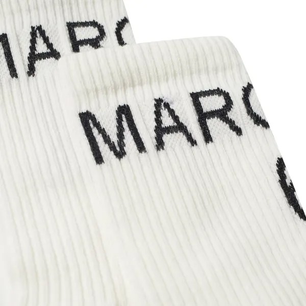 Носки с логотипом MM6 Maison Margiela, белый/черный
