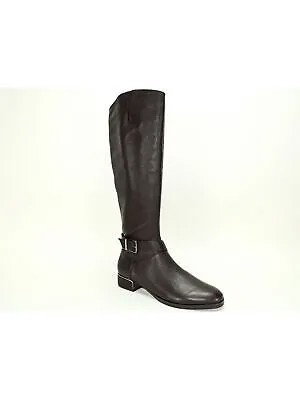 KENNETH COLE Женские коричневые кожаные сапоги для верховой езды с круглым носком на блочном каблуке 8 M