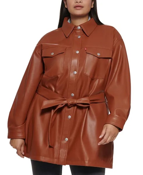 Модная куртка больших размеров с поясом Levi's