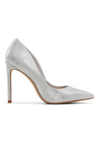 Туфли Stessy с острым носком Aldo, серебряный