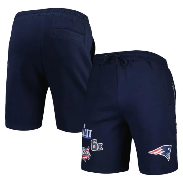 Мужские темно-синие шорты New England Patriots Historic Champs New Era