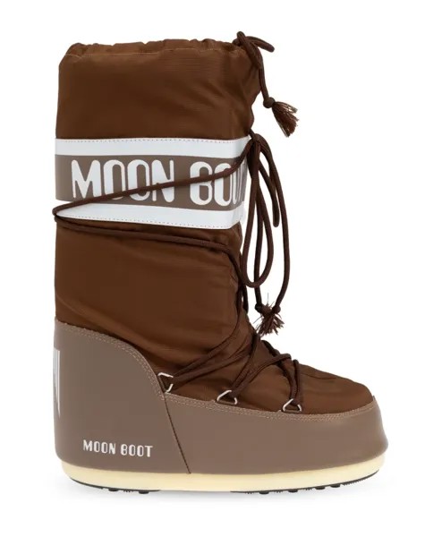 Снежные сапоги из нейлона Moon Boot, коричневый