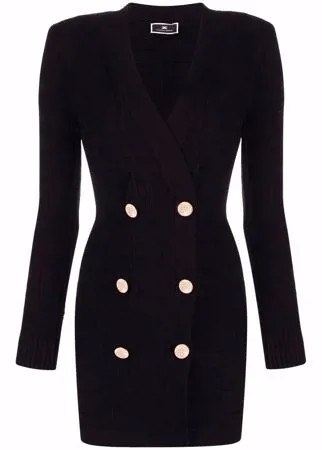 Elisabetta Franchi двубортное трикотажное платье