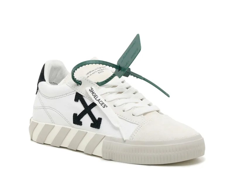 Кроссовки женские Off-White Low Vulcanized, белый / черный / серый