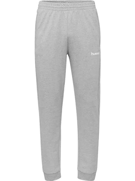 Спортивные брюки Hummel Baumwoll Hosen Hmlgo Cotton Pant, серый меланж