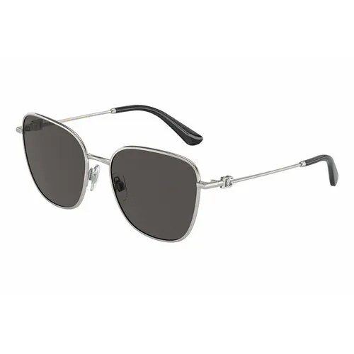 Солнцезащитные очки DOLCE & GABBANA Dolce & Gabbana DG 2293 05/87 DG 2293 05/87, серебряный, серый