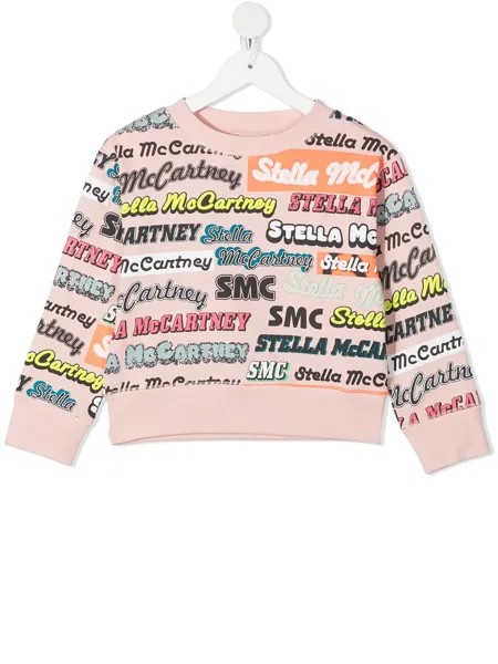 Stella McCartney Kids толстовка с логотипом