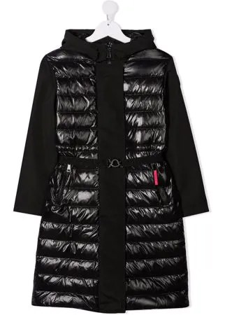 Moncler Enfant пуховик с поясом
