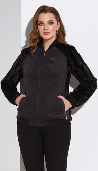 Куртка Lissana-4139 В цвете: Черный; Размеры: 46,48