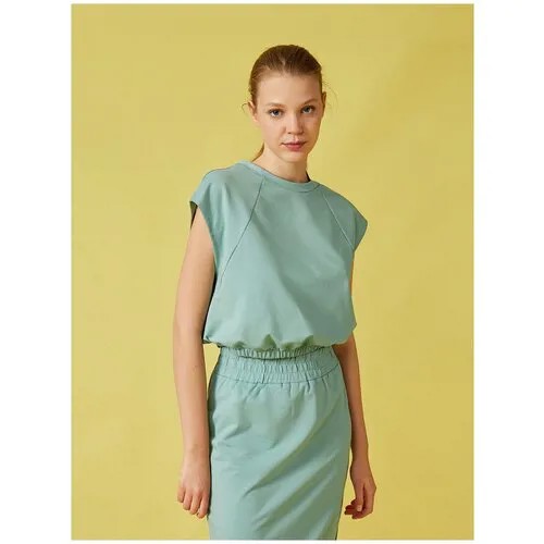 Свитшот KOTON WOMEN, 1YAK33411EK, цвет: SAGE, размер: M
