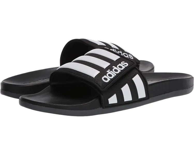 Сандалии Adidas Adilette Comfort ADJ, цвет Core Black/Footwear White/Grey Six