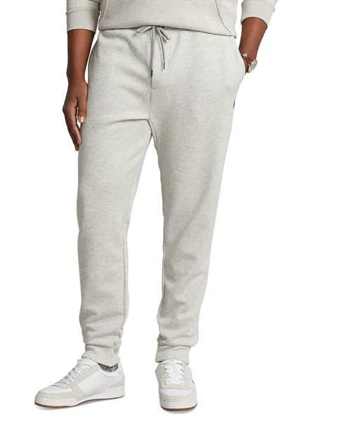 Мужские брюки-джоггеры big & tall двойной вязки Polo Ralph Lauren, серый