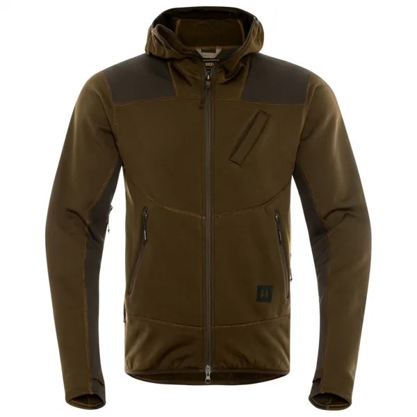 Флисовая жилетка Härkila Deer Stalker Fleece, цвет Willow Green/Shadow Brown