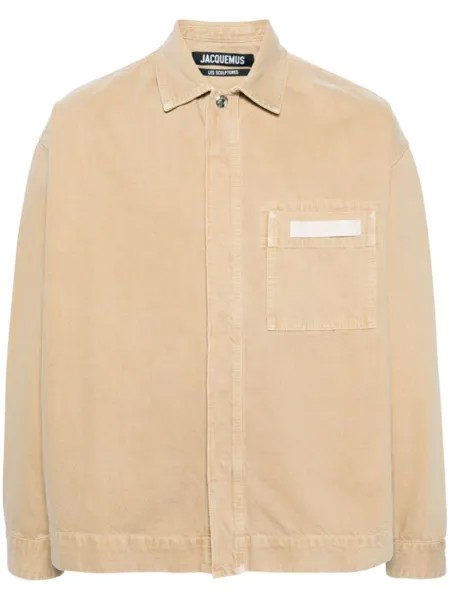 Jacquemus джинсовая рубашка La Chemise De-Nîmes, нейтральный цвет