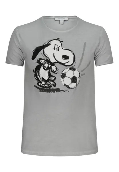 Футболка ONOMATO! kurzarm Peanuts Snoopy Fussball, серый