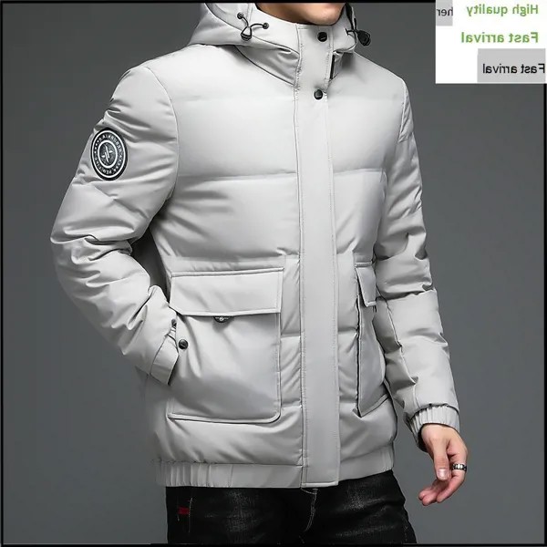 Повседневная Новая деловая Мужская куртка, легкие водонепроницаемые мужские пальто 2023, классические модные канадские куртки, мужская одежда