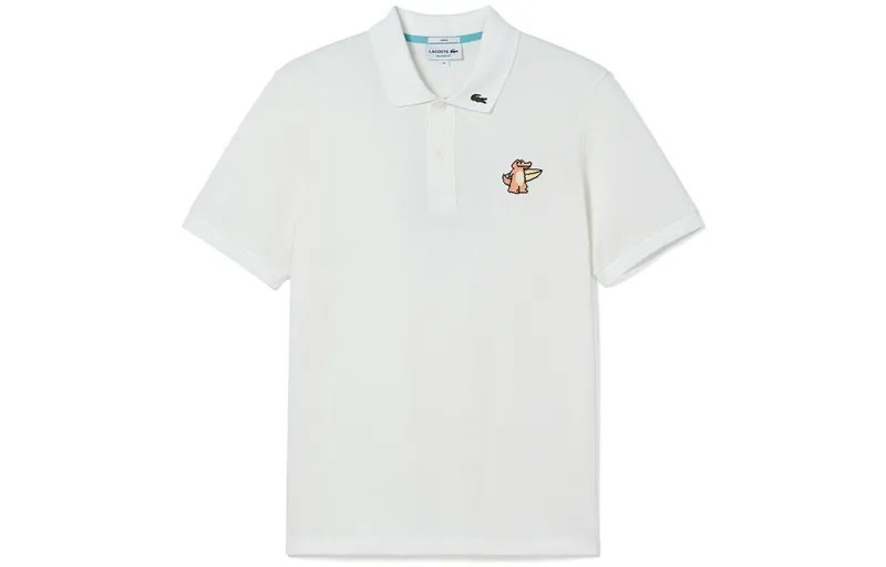 Рубашка поло унисекс белая Lacoste, белый