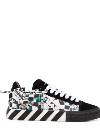 Off-White кеды на вулканизированной подошве с логотипом
