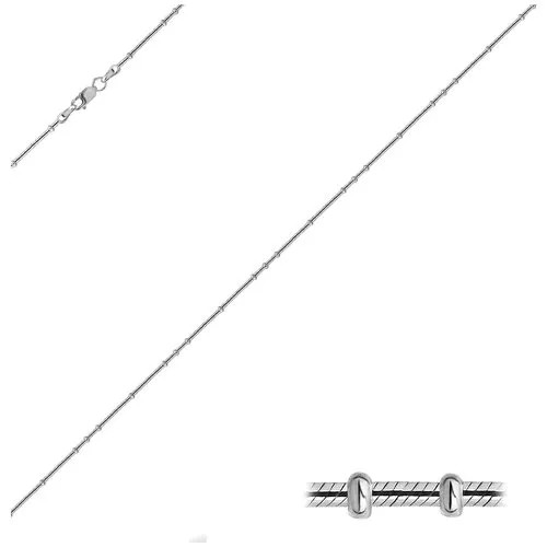 Браслет-цепочка Юверос, серебро, 925 проба, длина 19 см.