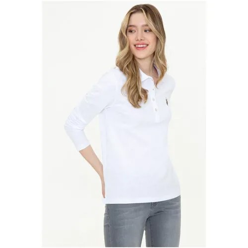 Лонгслив поло U.S. Polo Assn. G082SZ0820E-TPG-SK020-VR030-XS