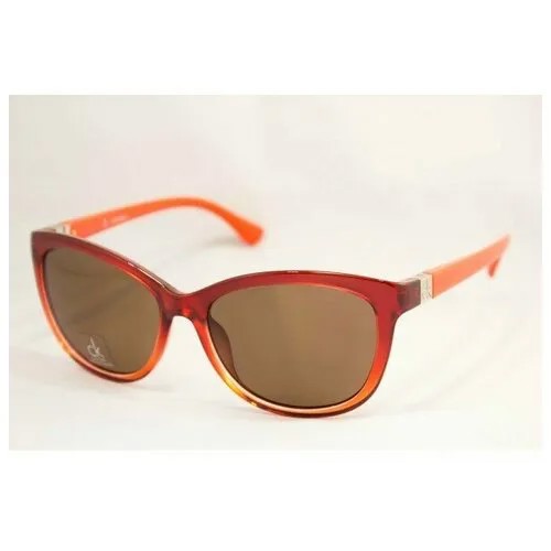 Солнцезащитные очки CALVIN KLEIN, оранжевый, красный