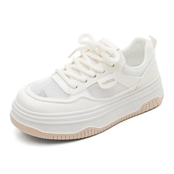 Кроссовки HUANQIU Skateboarding Shoes Women's Low-top Brown, коричневый