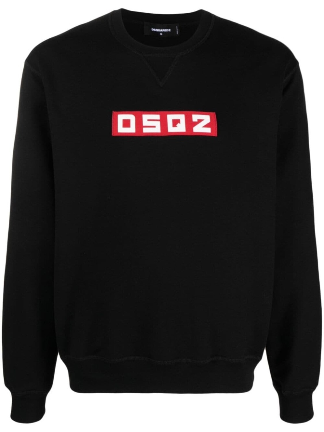 Dsquared2 толстовка с нашивкой-логотипом, черный