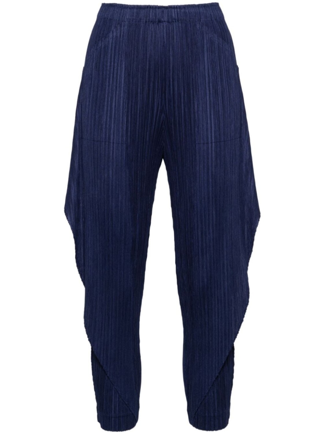 Pleats Please Issey Miyake плиссированные брюки Thicker Bottoms 1, синий